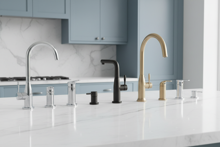 Minimalist Kitchen Mixer Taps - Kitchen Background