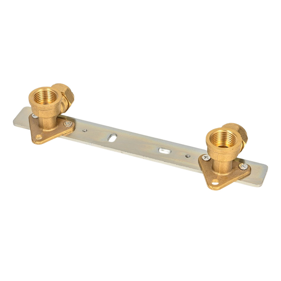 15mm x 1/2" Concealed Shower Wall Bracket Fixing Plate for Exposed Shower Bars