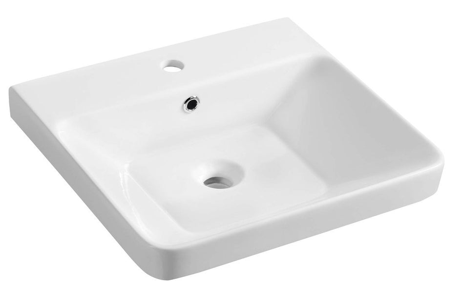 THALIE 50 Vanity Unit Ceramic Washbasin 50x46cm, white