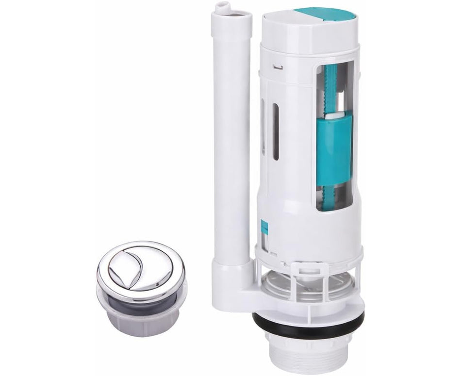 KeyPlumb 1.5" Mechanical Dual Flush Valve – 250mm Height with 2" Adaptor | WRAS Approved