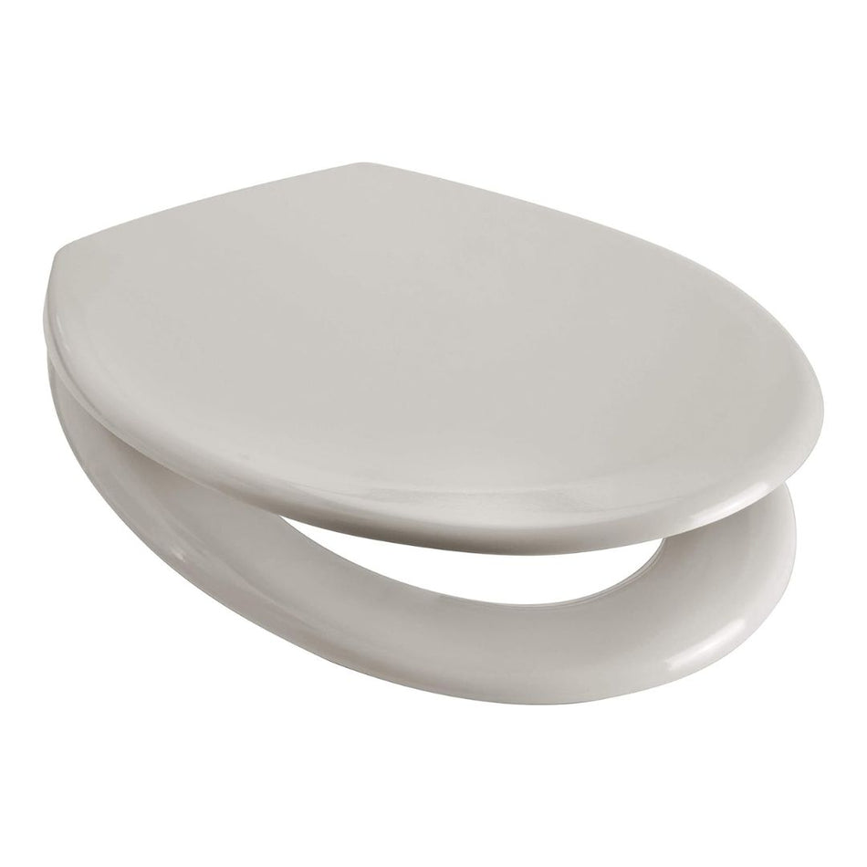 New Euroshowers Rainbow Toilet Seats ONE Button Release Soft Close Top/Bottom Fix (Cream)
